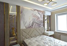 Двухкомнатная квартира 65 м2 в ЖК "Все свои" по дизайн-проекту