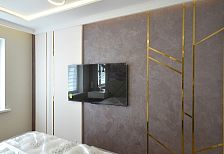 Двухкомнатная квартира 65 м2 в ЖК "Все свои" по дизайн-проекту