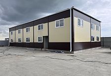 Строительство офиса 600 м2 в каркасном строении из сэндвич панелей