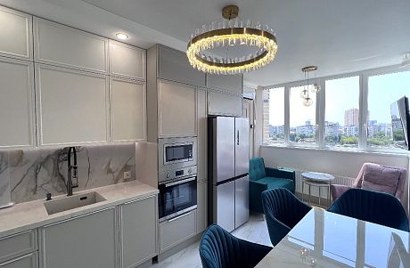 Двухкомнатная квартира 65 м2 в ЖК "Все свои" по дизайн-проекту