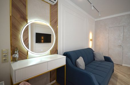 Двухкомнатная квартира 65 м2 в ЖК "Все свои" по дизайн-проекту