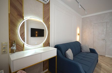 Двухкомнатная квартира 65 м2 в ЖК "Все свои" по дизайн-проекту