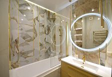 Двухкомнатная квартира 65 м2 в ЖК "Все свои" по дизайн-проекту