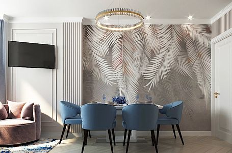 Дизайн-проект интерьера 2-х комнатной квартиры в ЖК "ВСЕ СВОИ", 2022, г. Краснодар