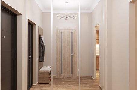 Дизайн-проект интерьера однокомнатной студии в ЖК "Адмирал"