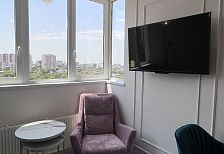 Двухкомнатная квартира 65 м2 в ЖК "Все свои" по дизайн-проекту