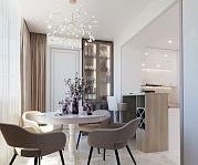 Дизайн проект 2-х комнатной квартиры по ул. Старокубанская в Краснодаре, 2022 