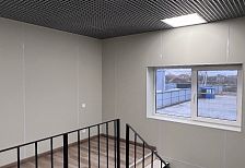 Строительство офиса 600 м2 в каркасном строении из сэндвич панелей